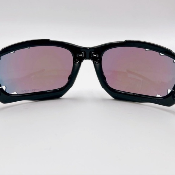 OAKLEY RACING JACKET Vented Sunglasses Black Prizm Sport Cycling Running Lenses - Picture 8 of 14